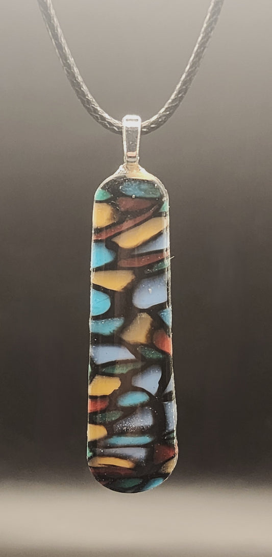 Full Spectrum Stained Glass Pendant