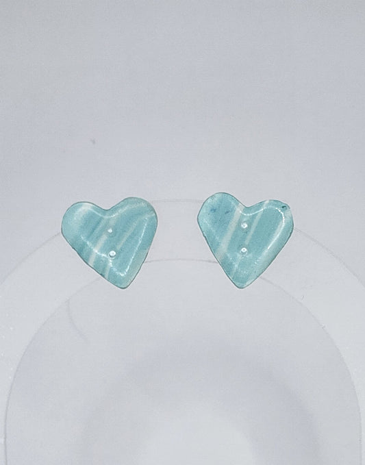 Delicate Hearts in Blue